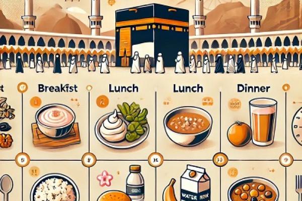 Perlu Tahu Jadwal Makan dan Minum Saat Haji atau Umrah 