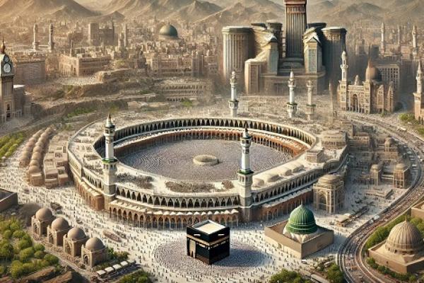 Ilustrasi tujuan wisata Makkah dan Madinah