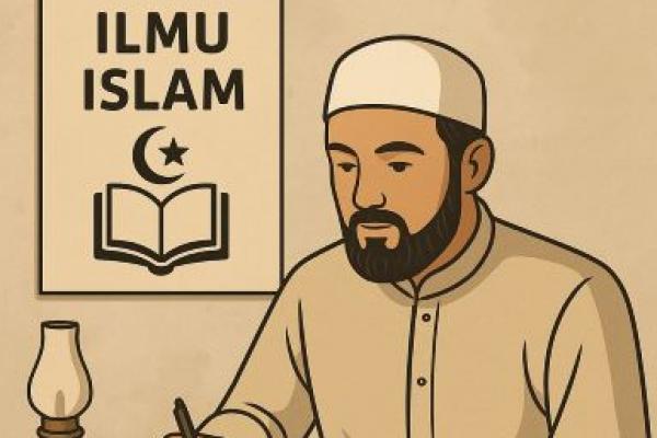 Ilustrasi belajar ilmu Islam