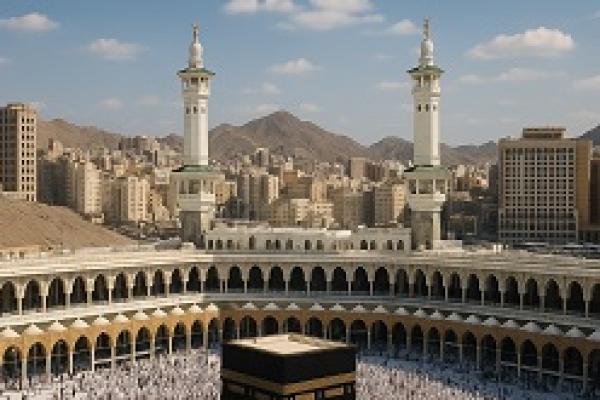 Ilustrasi kota Mekkah