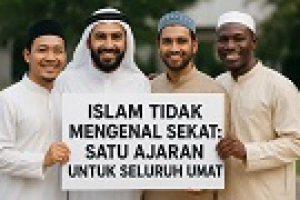 Islam Tidak Mengenal Sekat, Satu Ajaran untuk Seluruh Umat