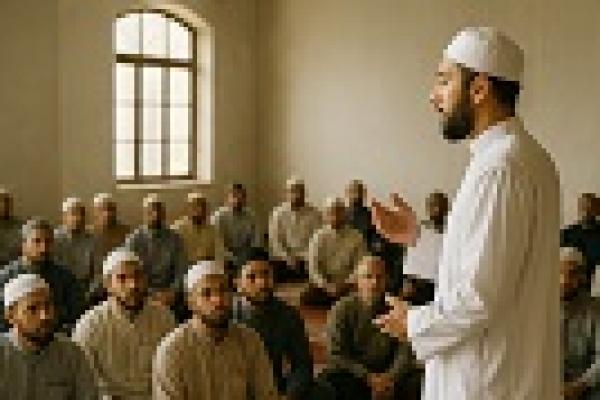 Ilustrasi teman di majelis