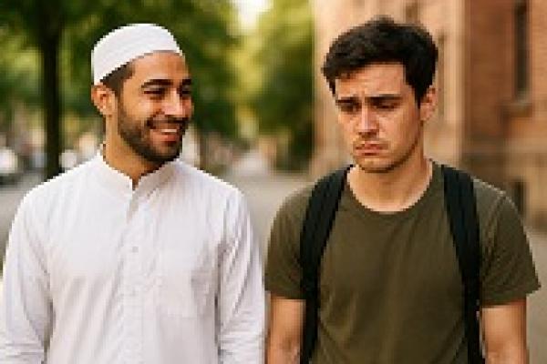 Ilustrasi foto teman