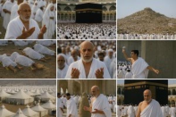 Ilustrasi urutan tatacara haji