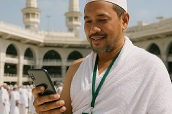 Ilustrasi foto teknologi untuk jamaah haji