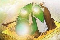 Ilustrasi - Rasulullah SAW saat bersama kedua cucunya, Hasan dan Husain (Foto: Tribunnews)