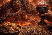 Ilustrasi foto makanan neraka