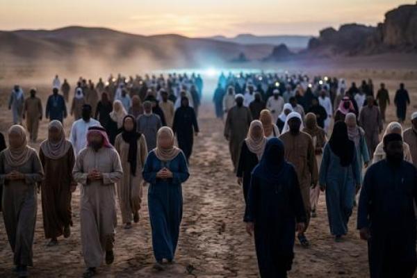 Ilustrasi foto menanti syafaat Rasulullah 